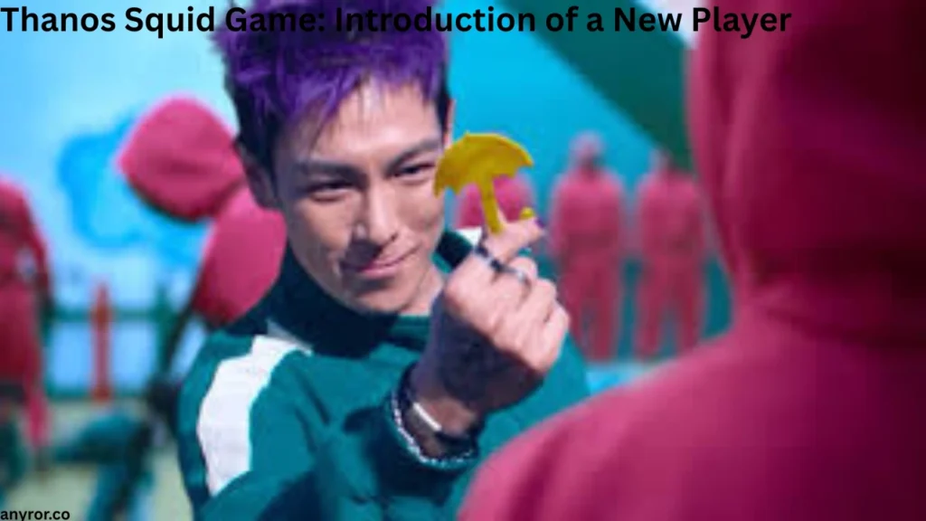 Thanos Squid Game Introduction of a New Player